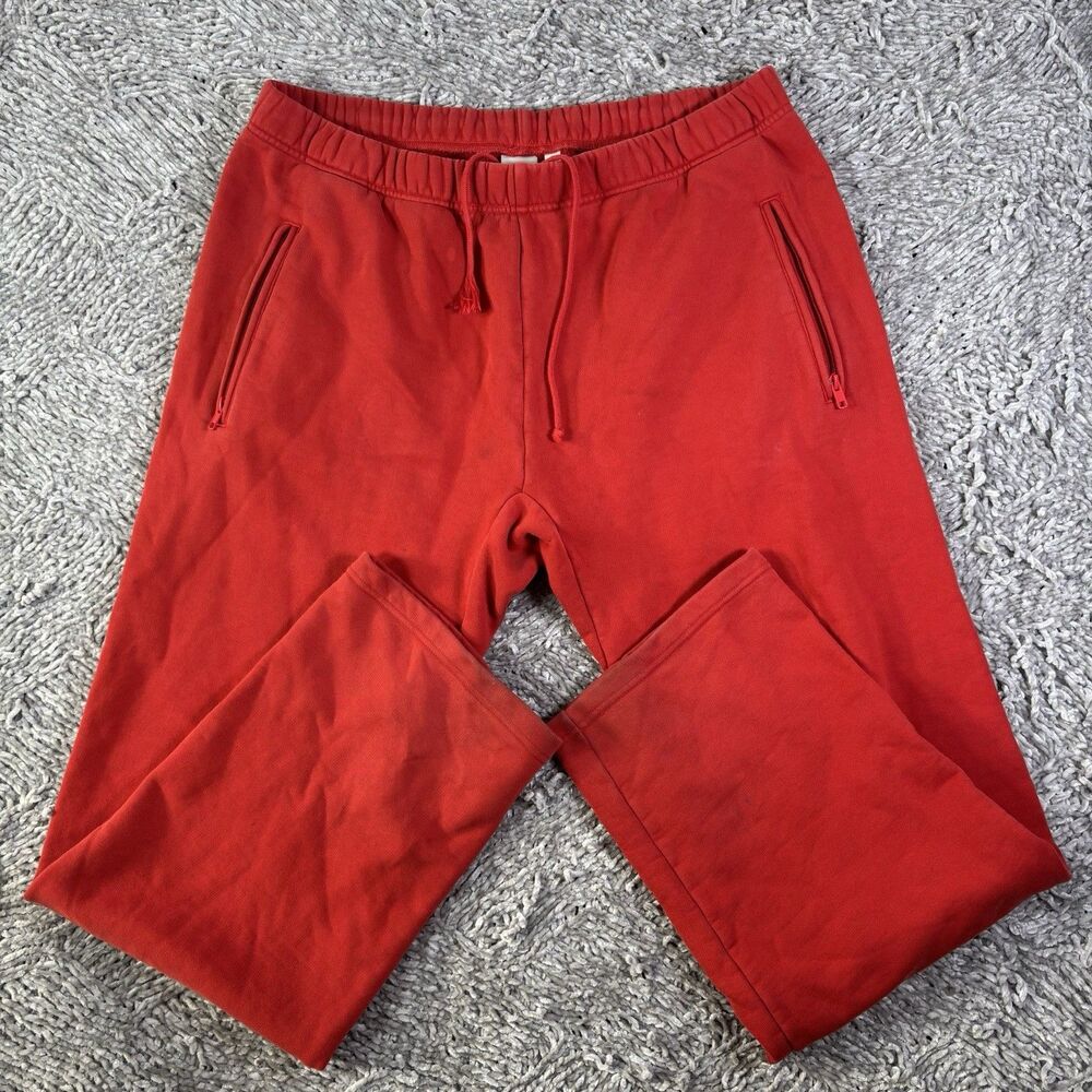 KHY Kylie Jenner Sweatpants Womens Large Red Activewear Zip Pockets Training Gym